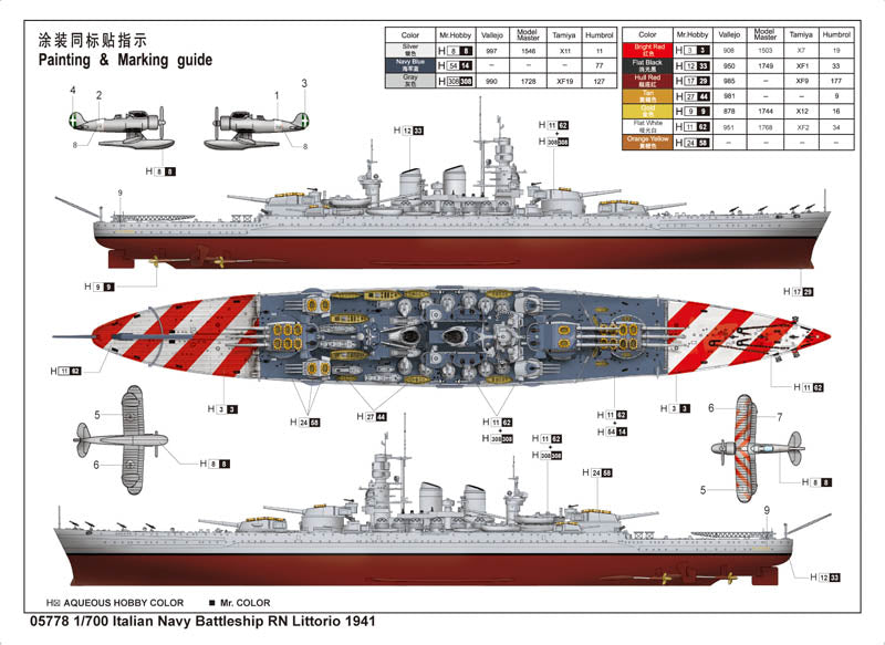 RN LITTORIO 1941 1/700