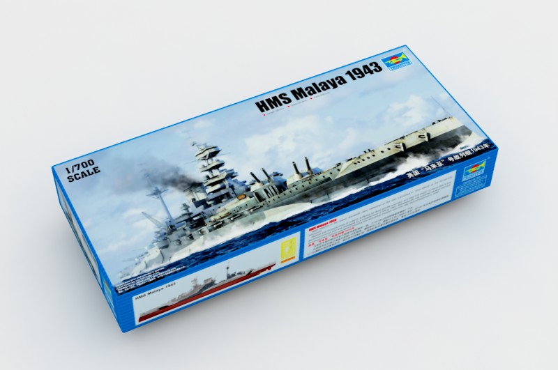 HMS MALAYA 1943 1/700