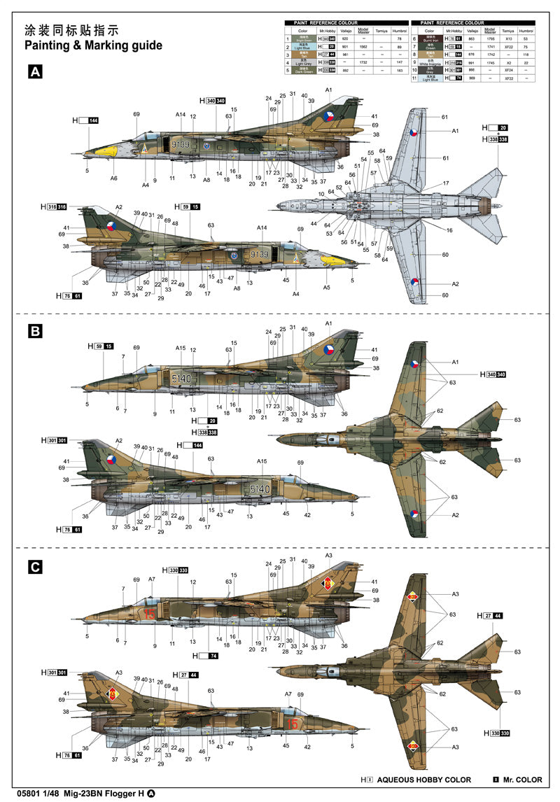 MIG-23BN FLOGGER H 1/48