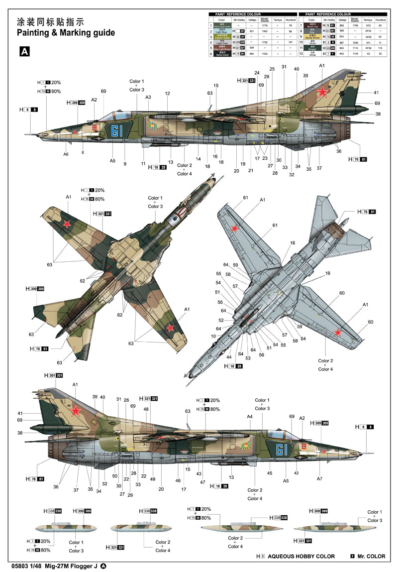 MIG-27M FLOGGER J 1/48