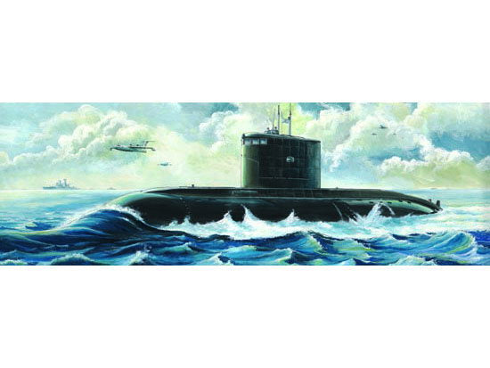 SUB.-RUSSIAN KILO CLASS ATTACK SUB 1/144