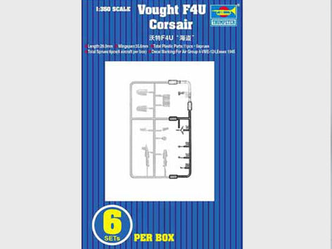 F4U CORSAIR *6PCS/BOX 1/350