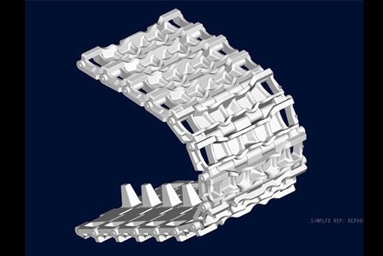 TRACK LINK FOR RUSSIN 1946 580MM 1/35