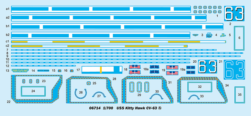 USS KITTY HAWK CV-631/700