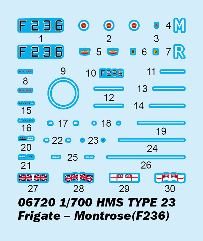 HMS MONTROSE(F236) 1/700