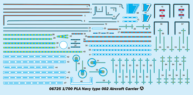 PLA NAVY TYPE 002 AIRCRAFT CARRIER 1/700