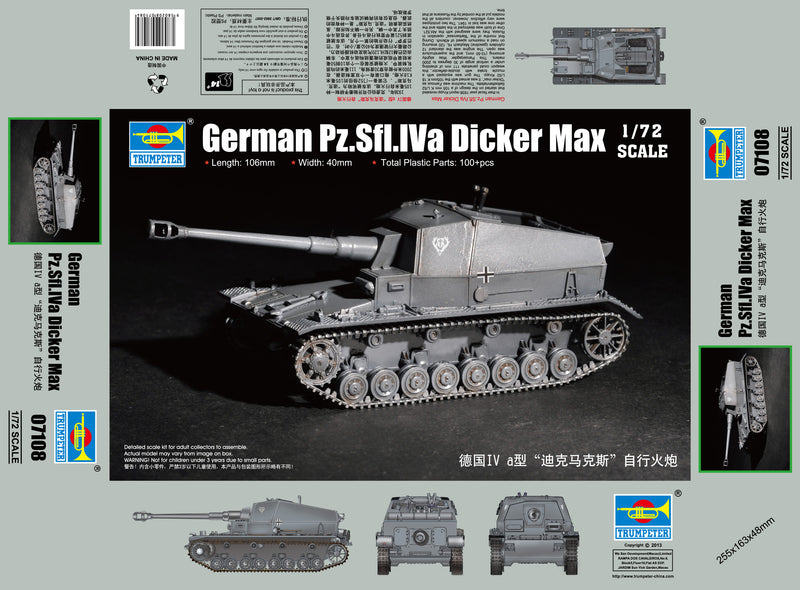 GERMAN PZ.SFL.IVA DICKER MAX 1/72