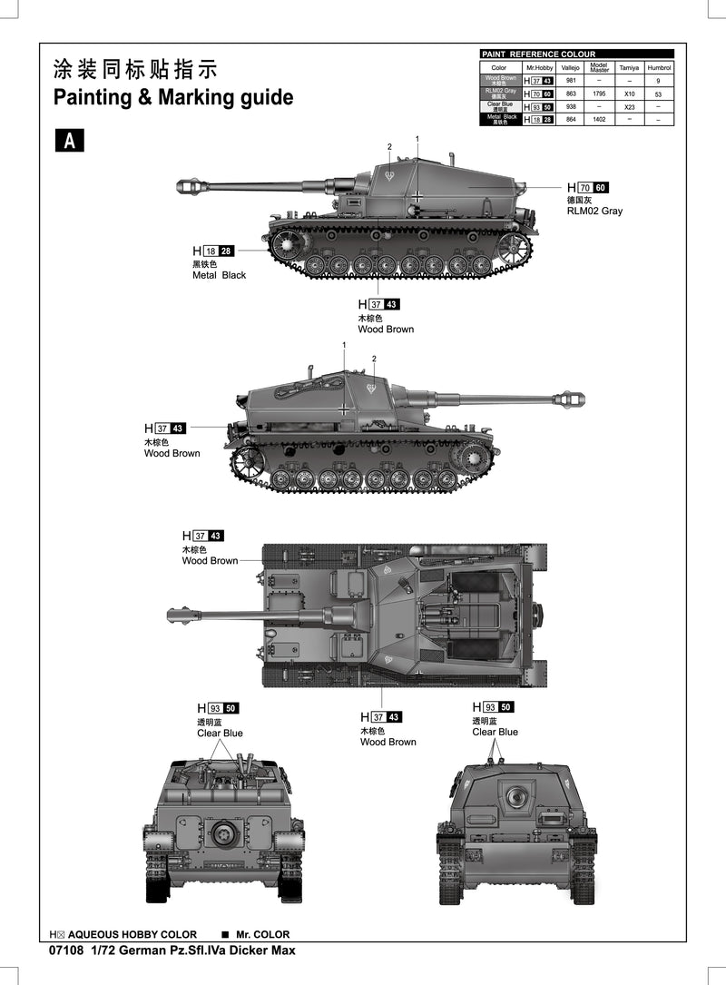 GERMAN PZ.SFL.IVA DICKER MAX 1/72