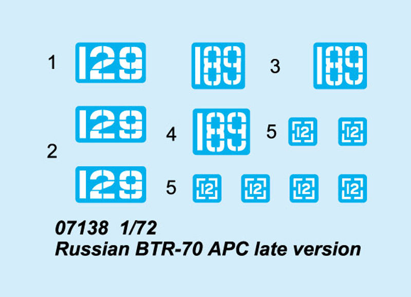 RUSSIAN BTR-70 APC  LATE VERSION