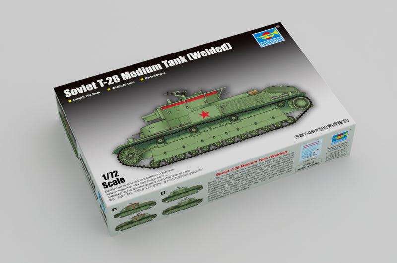 SOVIET T-28 MEDIUM TANK (WELDED) 1/72