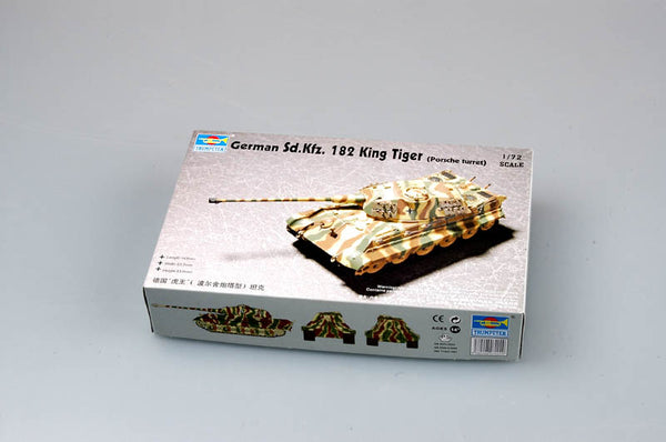 GERMAN SD.KFZ182 KING TIGER PORSCHE 1/72