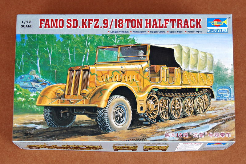 FAMO SD.KFZ.9/18 TONHALFTRACK 1/72