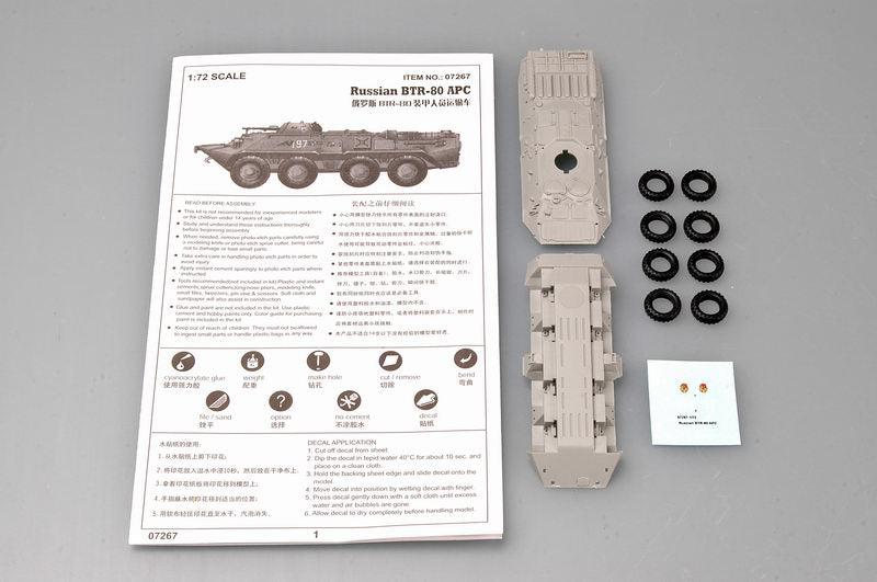 RUSSIA BTR-80 APC 1/72