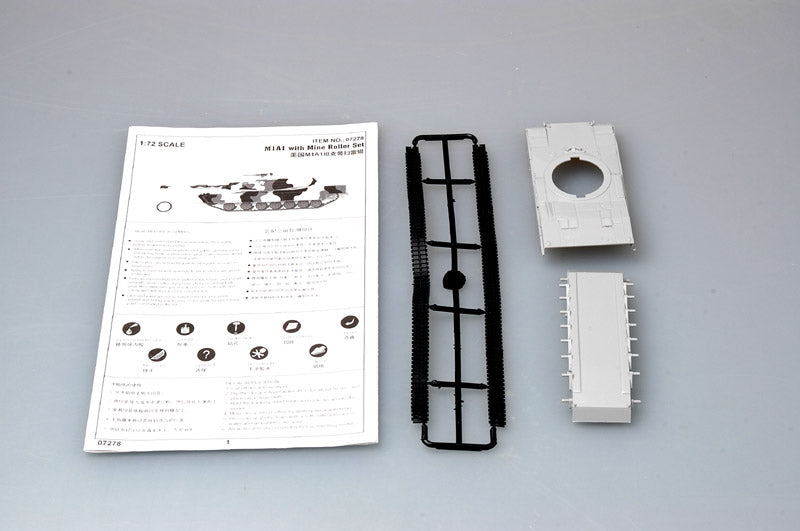 M1A1 W/MINE ROLLER SET 1/72