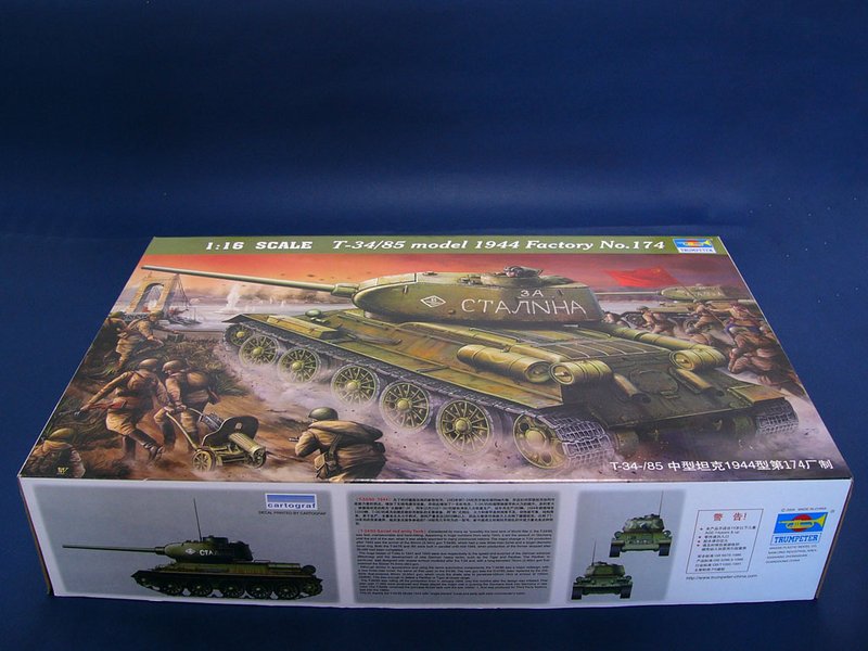 Trumpeter 00902 1/16 T-34/85 Model 1944 “Factory No 183” Model Kit