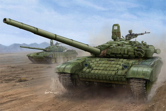 T-72B1 MBT W/KONTAKT-1 RACTIVE ARM 1/16