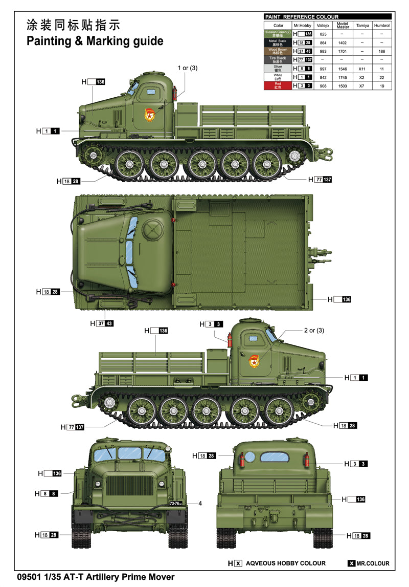 AT-T ARTILLERY PRIMEMOVER 1/35