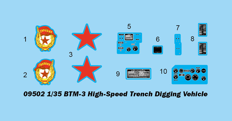 BTM-3 HIGH-SPEED TRENCH DIGGER 1/35