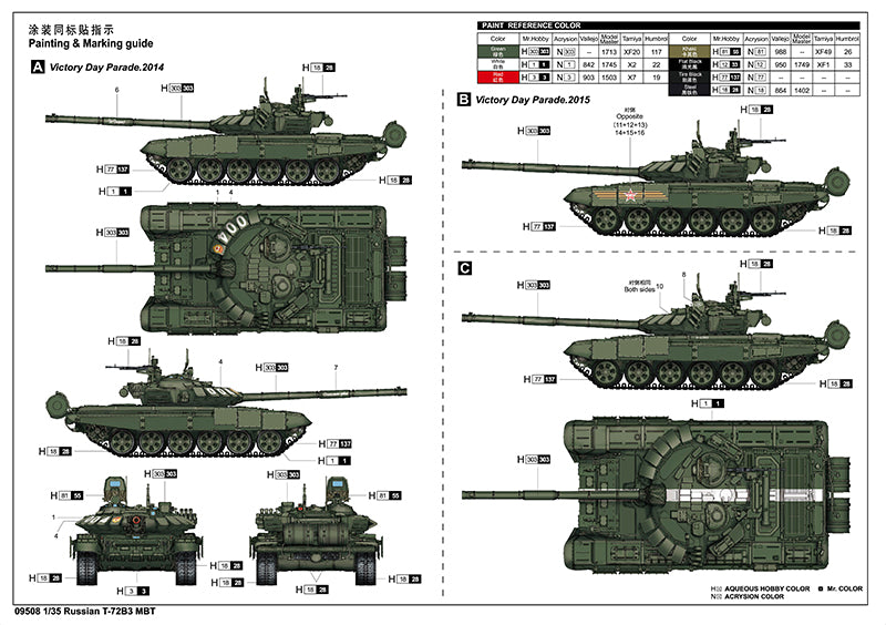 RUSSIAN T-72B3 MBT 1/35