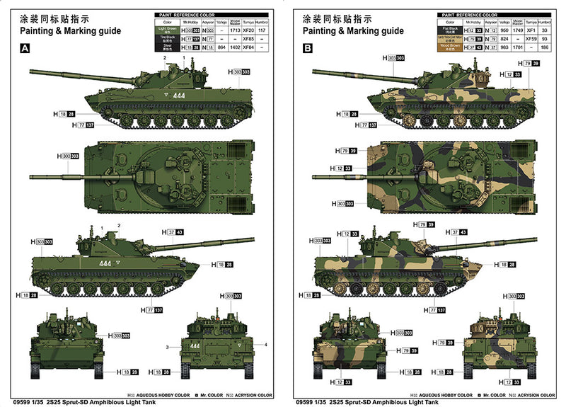 2S25 SPRUT-SD AMPHIBIOUS LIGHT TANK