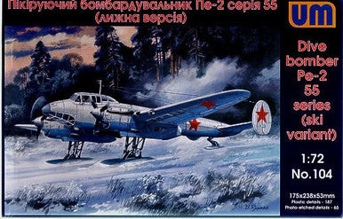 1/72 Uni Model Dive Bomber Pe-2 ski variant (55 series)