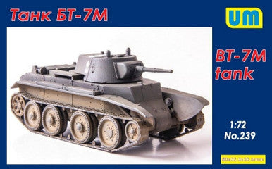 1/72 Uni Model BT-7M tank