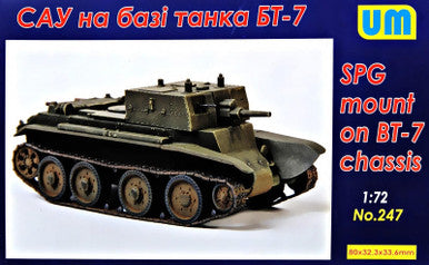 1/72 Uni Model SPG based on the BT-7 tank