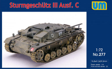 1/72 Uni Model Sturmgeschutz III Ausf C