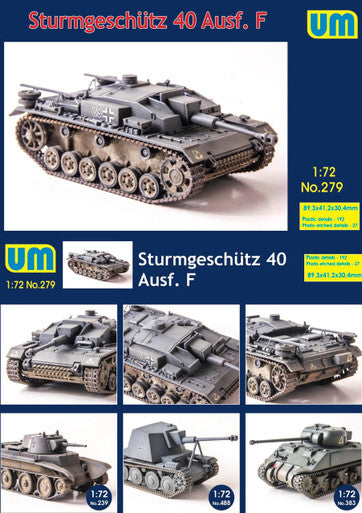 1/72 Uni Model Sturmgeschutz 40 Ausf F