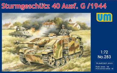 1/72 Uni Model Sturmgeschutz 40 Ausf.G late (1944)