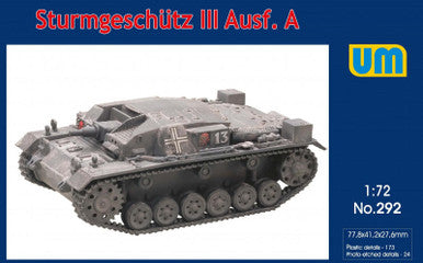 1/72 Uni Model Sturmgeschutz III Ausf A