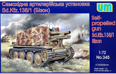 1/72 Uni Model Self-propelled gun Sd.Kfz. 138/1 Bizon