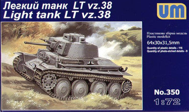 1/72 Uni Model Light tank LT vz.38