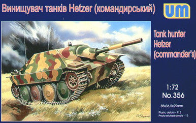 1/72 Uni Model Hetzer comand's