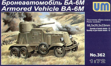 1/72 Uni Model Armored Vehicle BA6M