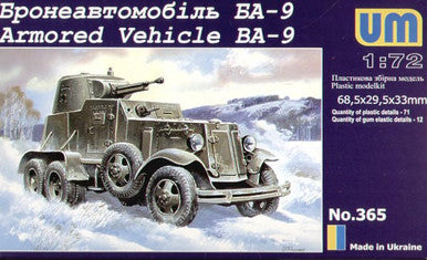 1/72 Uni Model Armored Vehicle BA9