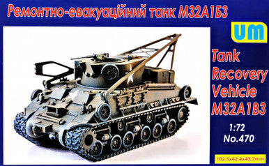 1/72 Uni Model M32A1B3 Tank Recovery Vehicle