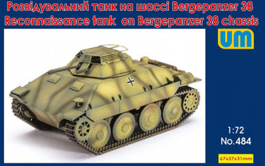 1/72 Uni Model Reconnaissance tank on Bergepanzerwagen 38 chassis