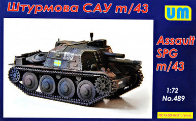 1/72 Uni Model Self-propelled Gun Sav m/43