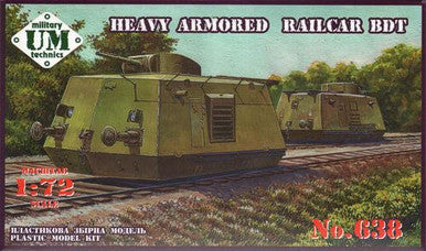 1/72 Uni Model Heavy armored railcar BDT