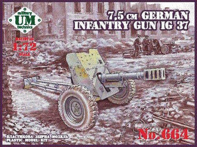 1/72 Uni Model 7,5cm German infantry gun IG 37