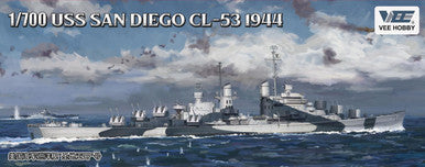 1/700 Vee Hobby USS San Diego CL-53 1944 (Standard Edition)