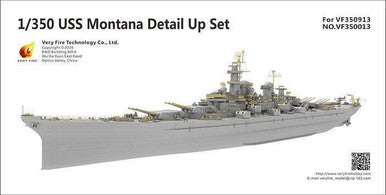 1/350 Very Fire USS Montana BB-67 Super Detail Set