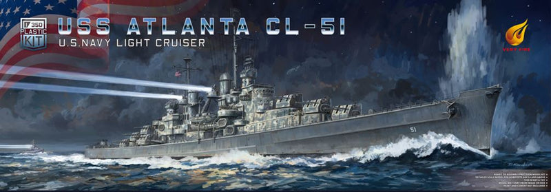 USS Atlanta CL-51 Light Cruiser