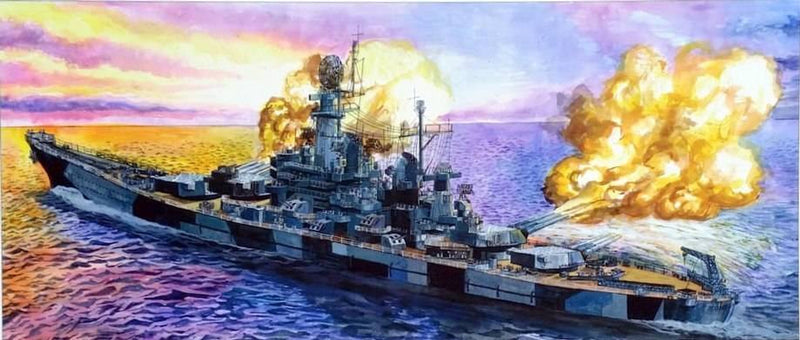 Very Fire USS Montana BB-67 Battleship 1945 (Standard Version)