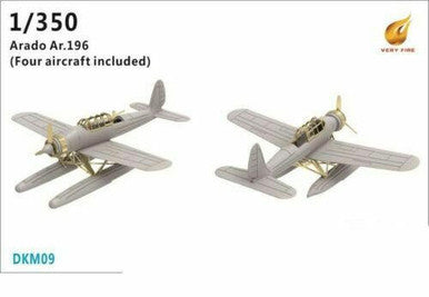 1/350 Very Fire Scale German Arado AR196 Shipboard Reconnaissance Plane (2 Sets)