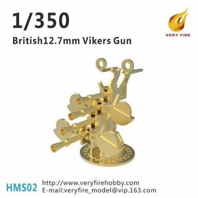 1/350 Very Fire Scale HMS 12.7mm Vicks AA Guns (8 sets)