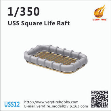 1/350 Very Fire Scale USS Life Square Rafts (30 Sets)