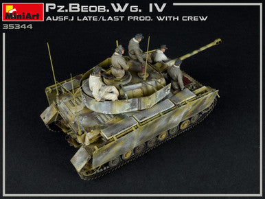 1/35 Miniart WWII PzBeobWg IV Ausf J Late/Last Production Tank w/5 Crew (2 in 1)