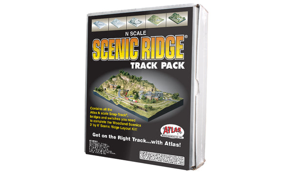 N SCALE SCENIC RIDGE TRACK PACK 2588